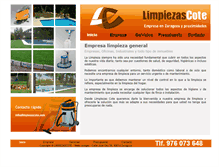 Tablet Screenshot of limpiezascote.com